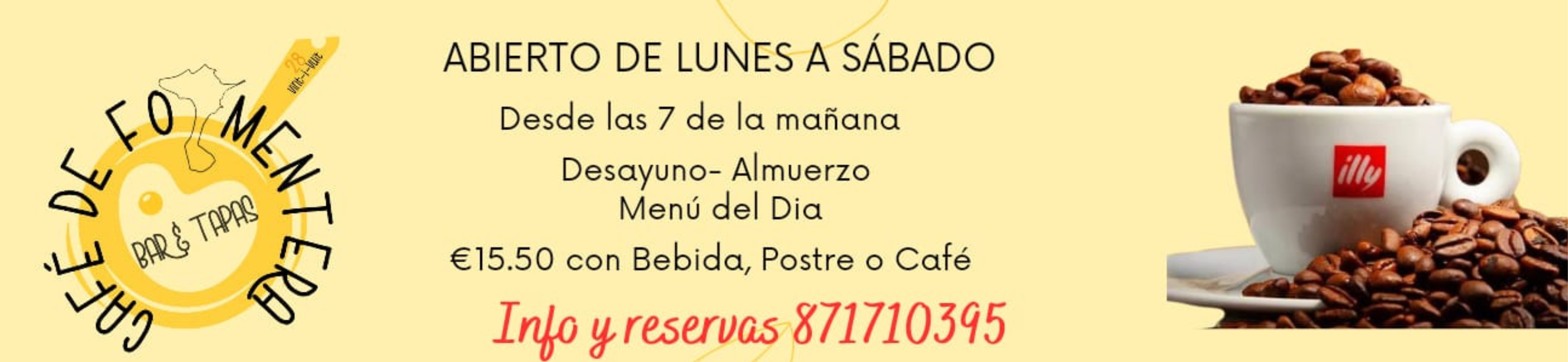 banner cafe de formentera